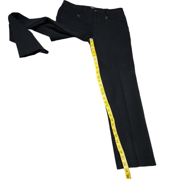 Lauren Ralph Lauren Pant Cotton Blend Stretch Zipper Pockets Jeans Size 6 - Picture 5 of 7